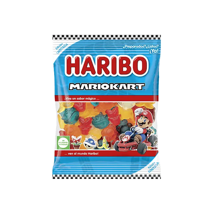 Haribo Mario Kart - Limitált Kiadású Gumicukor (80g)