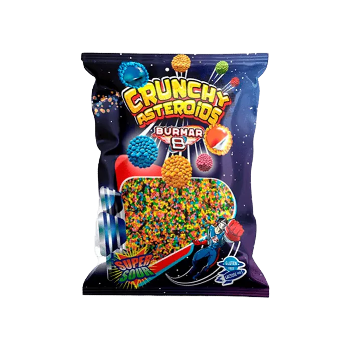Burmar Crunchy Asteroids Disc – Ropogós Gyümölcsös Korongok (100g)